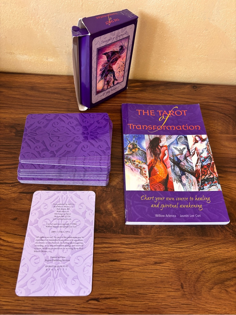The Tarot of Transformation Deck and Book, Willow Arlenea and Jasmin Lee Cori